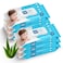 Mee Mee Soft Gentle Baby Wet Wipes (72 Wipes) Pack Of 6, Infused With Aloe Vera And Vitamin E, Paraben &amp; Sulphate Free, Cleansing Wipes, Wipes Combo For Babies
