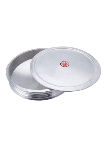 Cast Aluminium Urli/Handi Pot Silver 30.5centimeter