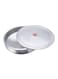 Cast Aluminium Urli/Handi Pot Silver 30.5centimeter