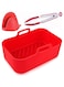 REVHQ Air Fryer Silicone Liners Set, Air Fryer Silicone Pot Reusable Silicone Air Fryer Liners Food Safe Non Stick Air Fryer Basket Accessories Replacement Baking Tray for Ninja Dual Dz201 Dualzone