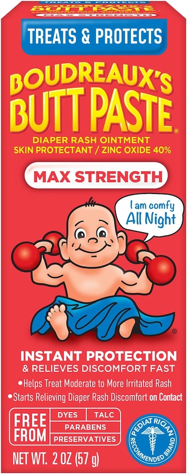 Boudreaux's Butt Paste Maximum Strength Diaper Cream - 2oz