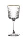 4 Pieces Timeless Golden Touch Red Wine Coupe Set 330 Ml, 195 Mm Height, 97.5 Mm DiameterAnd Gold Line Clear