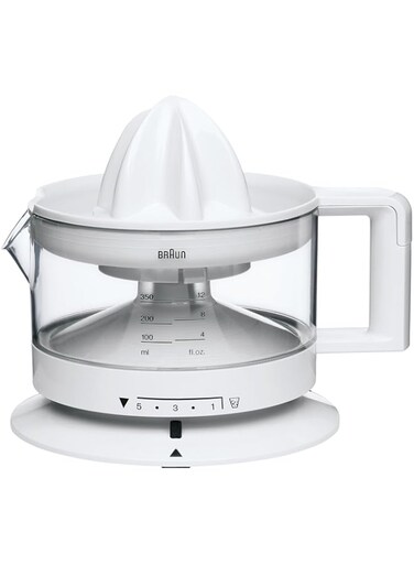 Braun Juicer, White, 350 Ml, Cj 3000"Min 1 year manufacturer warranty