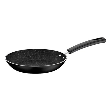Sic&Atilde;&shy;lia Black Aluminum 26 cm Frying Pan 1.8 L with Interior and Exterior Starflon Excellent Coating