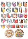 Alphabet Cookie Cutters Set, Stainless Steel Letter Cookie Cutters, Small Biscuits Mold for DIY Baking, Letter Shaped Baking Tool for Biscuits, Cakes, Fondant, Fruit and Dough