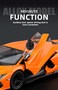 Lamborghini Official Licensed Revuelto 1:18 Scale Die-Cast Model Car &ndash; Highly Detailed Replica Hybrid Supercar &ndash; Opening Doors, Hood &amp; Trunk, Working Steering &amp; Suspension &ndash; (Orange)