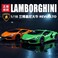 Lamborghini Official Licensed Revuelto 1:18 Scale Die-Cast Model Car &ndash; Highly Detailed Replica Hybrid Supercar &ndash; Opening Doors, Hood &amp; Trunk, Working Steering &amp; Suspension &ndash; (Orange)