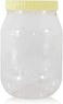 ALARQAM Round Spice Jar 3000ml &ndash; Large Airtight Clear Storage Container for Bulk Pantry &amp; Spices