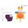 Funmuch Baby Musical Giraffe Plush &ndash; Pull-and-Release Music Toy for Sensory Development, Soft Drag-to-Sound Giraffe for Stroller &amp; Crib, Washable Polyester &amp; ABS, 0 Months+