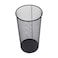 MOTARRO Metal Paper Bin (MI010-4) &ndash; 26&times;50cm Large Black Trash Can for Home &amp; Office