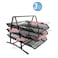 MOTARRO 3-Tier Stainless Steel Document Tray &ndash; Black Office Desk Organizer (Mi005-2)