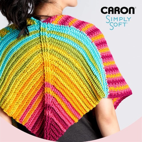 Caron Simply Soft Solids Yarn Medium Gauge 100% Acrylic - 6 oz - Plum Wine - Machine Wash &amp; Dry