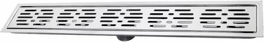 MODI Stainless Steel Shower Linear Drain - 60x10 cm   Rectangular Floor Drain with 50mm Hole Size   Corrossion Resistant Drain (60 x 10 cm)