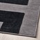 YALLABUYIT Rug, black/grey, 105x160 cm