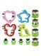 Shapes Sandwich, Cookie And Vegetable Cutters Mold For Kids Multicolour 50grams
