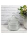Crystal Candy Box, Glass Sugar Container Bowl, Tent-Shaped Food Container for Storing Sweets, Sugar, Jewelry, Crystal Candy Jar for Home   Kitchen   Office   Table   Birthday Gift