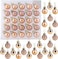Christmas Concepts&reg; Pack of 25-25mm Mini Christmas Tree Baubles - Shiny, Matte &amp; Glitter Decorated Baubles (Rose Gold)