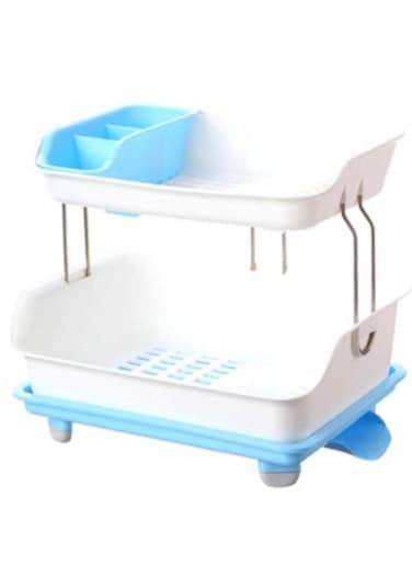 Dish Rack Two Layers Detachable Kitchen Storage Shelf