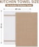 Bliss Casa Kitchen Towel Set Pack of 12 (38 x 64 cm) - Cotton Dish Towels, Durable Cleaning Cloths, Highly Absorbent Durable Multipurpose Bar Towels & Dish Cloths