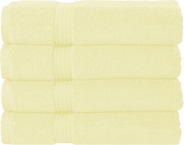 Bliss Casa Bath Towels (4 Pack, 70x140 cm) - 100% Combed Cotton 550 GSM Superior Quality, Quick Dry Highly Absorbent Thick Soft Hotel Towles