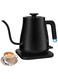 VAODO Gooseneck Electric Kettle, 1500W Ultra Fast Boiling Water Kettle, Stainless Steel Coffee Kettle with Automatic Temperature Control, Pour Over Kettle for Coffee, Tea Pot, 1L, Matte Black