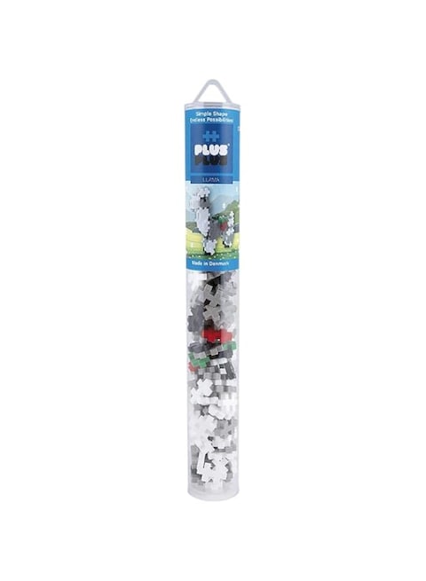 PLUS PLUS 9604120 Llama pcs Kreativ-Bausteine Tube, Lama, Geniales Konstruktionsspielzeug, 100 Teile, Mehrfarbig, Standard