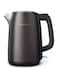 Philips 5000 Series Stainless Steel Kettle - 2200W, 1.7L, Spring Lid, Black &amp; Copper - HD9352/31