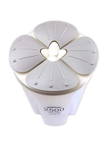 ALISSA Kitchen Storage Jar Sealed Tank Storage Box Compartment Cans Plastic Cereal Dispenser Mason Jars with Lid Kitchen Canister Sets (Grey (3 GRID (1500ML)))