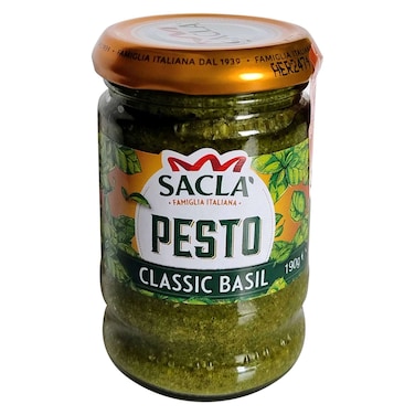 Sacla Classic Basil Pesto, 190g