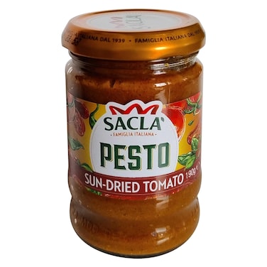 Sacla Sun Dried Tomato Pesto, 190g