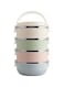 Thermal Lunch Box Beige/Green/Blue