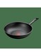 Simplicity Wokpan 28 cm, Durable Non-Stick Coating, Safe-Non-Stick Coating, Heat Indicator, Diffusion Base, Easy Cleaning, Stovetop Compatibility, Made in France, B4481982