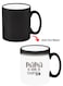 Color Changing Heat Sensitive Ceramic Mug, Image Revealed When HOT Liquid is Added! Mama is going to snap black