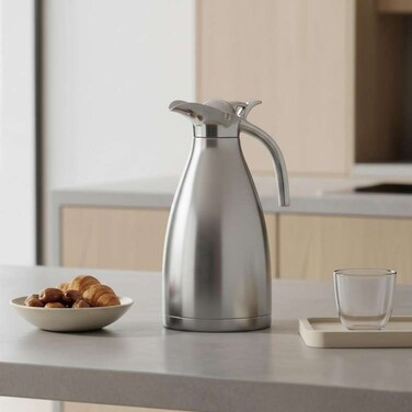 Home Dilara Stainless Steel Vacuum Flask 1.5L - Chrome