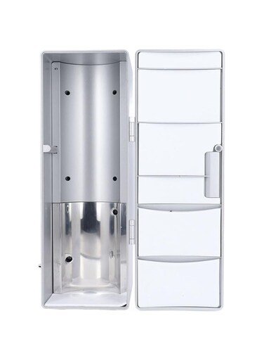 Cryfokt Portable Mini Fridge, 5W Efficient Multipurpose Keep Cold or Warm Refrigerator, Multi Scene Application USB Powered Small Refrigerator for for Skincare, Beverage, Food, Home