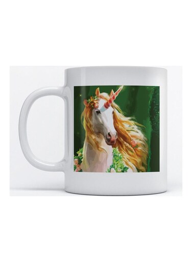 Mug Horse For Coffee And Tea White