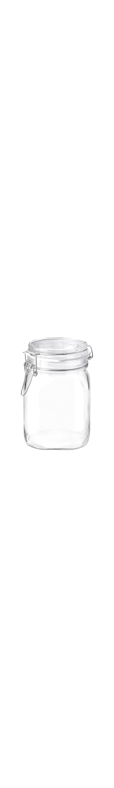 Sulfar Fido Clip Jar 200 Ml Clear Round Jar
