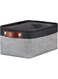 Bolivia's Fabric Storage Baskets, Foldable Canvas Linen Storage Baskets with Handles, Rectangular Fabric Storage Box, Fabric Storage Bins for Clothes, Toys, Towels, Office Products