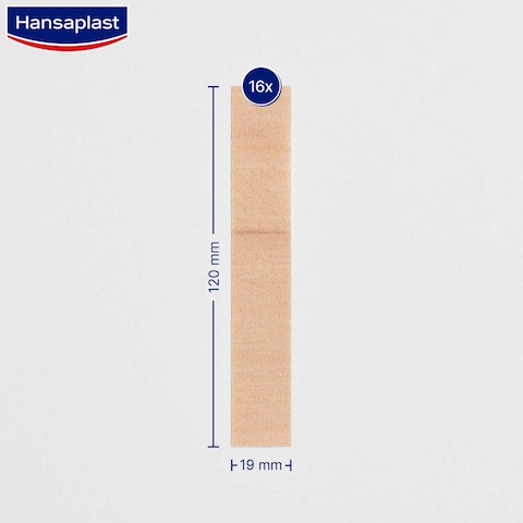 Hansaplast Fingerstrips Plaster, Flexible, Water-repellent, 16 Strips