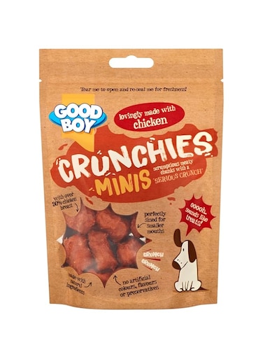 Armitage Goodboy Crunchies Mini Chicken Dog Treats, 60 g