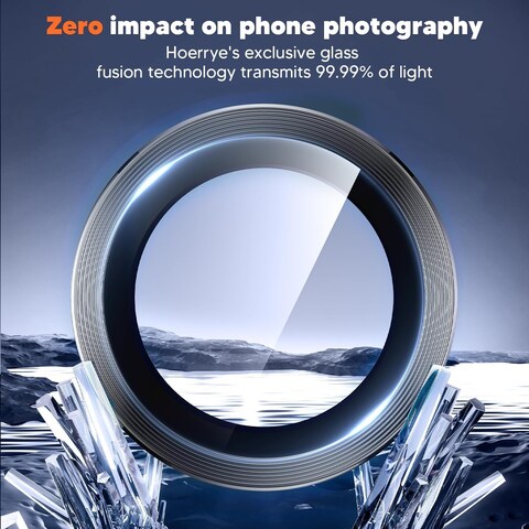 Muzz Camera Lens Protector for Samsung Galaxy Z Fold 6 5G Case Cover,Shatterproof, Ultra-HD 9H Tempered Glass Camera Screen Protector Metal Ring Cover Film Samsung Galaxy Z Fold 6 2024 (Purple)