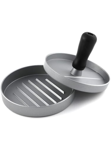 Vague Aluminum Burger Press Maker with Handle, 13 cm Length x 10 cm Width x 12.5 cm Height