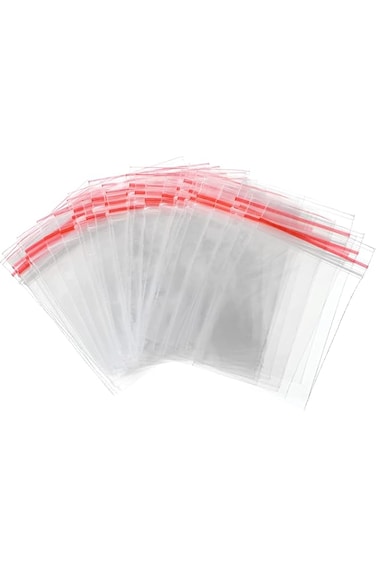 Rosy.Moment Clear Resealable Plastic Bags Self Adhesive Sealing OPP Cello Bags for Bakery Cookies Candy Treats Decorative Wrappers, 50pcs Size 7.5x10cm