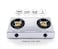 2 Burner Gas Stove with Auto Ignition &ndash; Stainless Steel Body, Blue Flame Burners, High-Efficiency Design for Home Kitchen