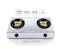 2 Burner Gas Stove with Auto Ignition &ndash; Stainless Steel Body, Blue Flame Burners, High-Efficiency Design for Home Kitchen