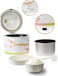 Electric Rice Cooker 1.8L &ndash; Multi-Function Cooking Pot with Non-Stick Inner Pot, Deluxe Features, Keep Warm Function, Automatic Cooking &ndash; White