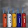 5 Piece Windproof Lighter Set with Luxury Car Brand Logos &ndash; Cool Design Refillable Lighters for Men &ndash; Stylish Flame Lighters Gift Box for Car Enthusiasts, Collectors &amp; Smokers