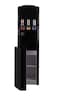 Hot &amp; Cold Water Dispenser with Refrigerator  3-Tap Water Cooler Hot, Cold, Normal &ndash; Fast Cooling Water Tank Dispenser with Mini Fridge Standing Water Cooler