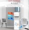 Top Loading Water Dispenser with 3 Taps Hot, Normal, Cold &ndash; Stainless Steel Tank, Compressor Cooling, Built-in Refrigerator &ndash; Energy Efficient Water Cooler for Home &amp; Office