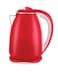 1.8L Stainless Steel Electric Kettle &ndash; Double Layer Body, Fast Boil 1500W &ndash; Cool Touch Exterior, Auto Shut-Off, Boil-Dry Protection &ndash; Red